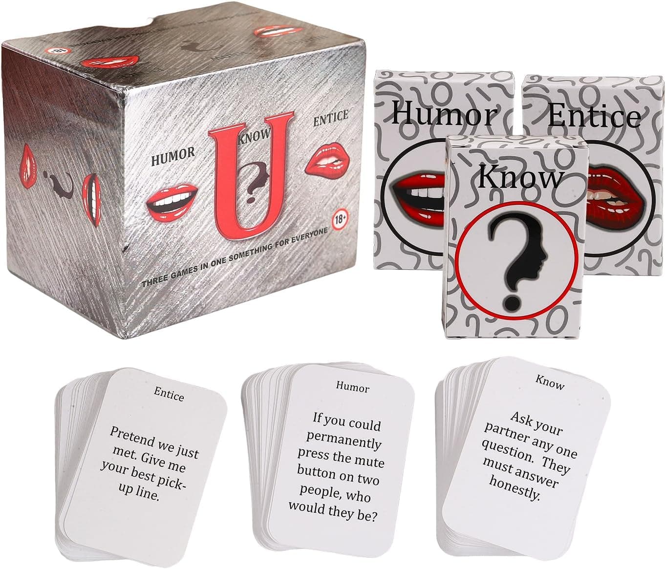 Humor U · Know U · Entice U · 3-in-1